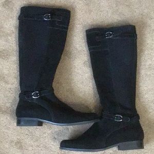 Aetrex tall suede boots size 10.5